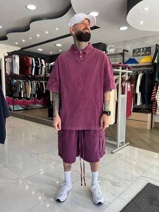 Polo slavata bordeaux