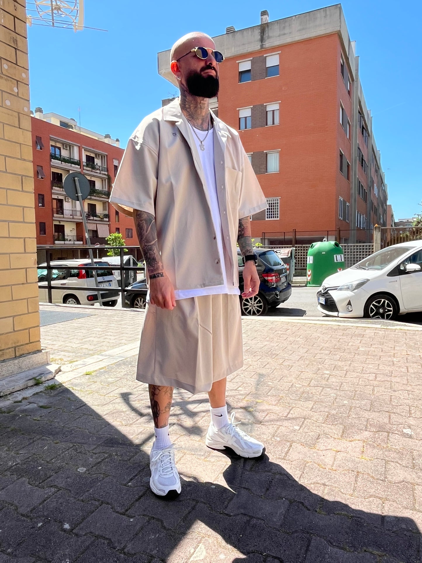 Completo beige