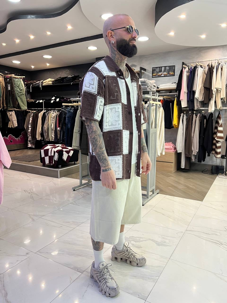 Denim beige oversize